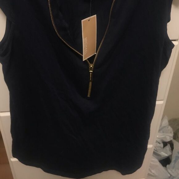 ✨HP✨Michael Kors
Women's Green Ziptrim Blouse✨ - Picture 4 of 7